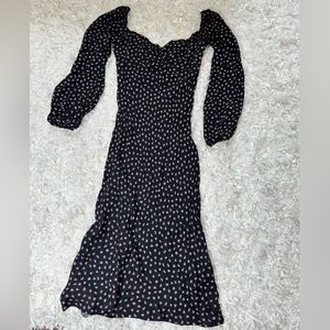 AFRM maxi dress with sweetheart neckline